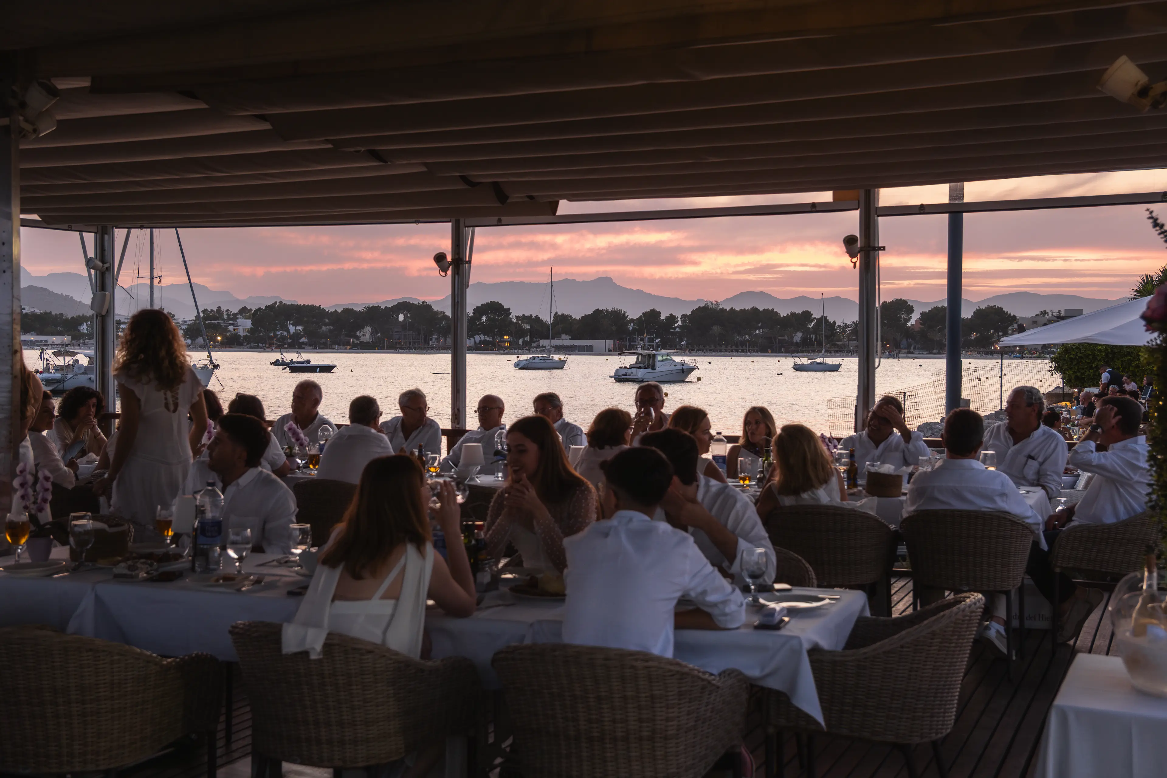 Private celebration at Aqua Restaurant Alcudia