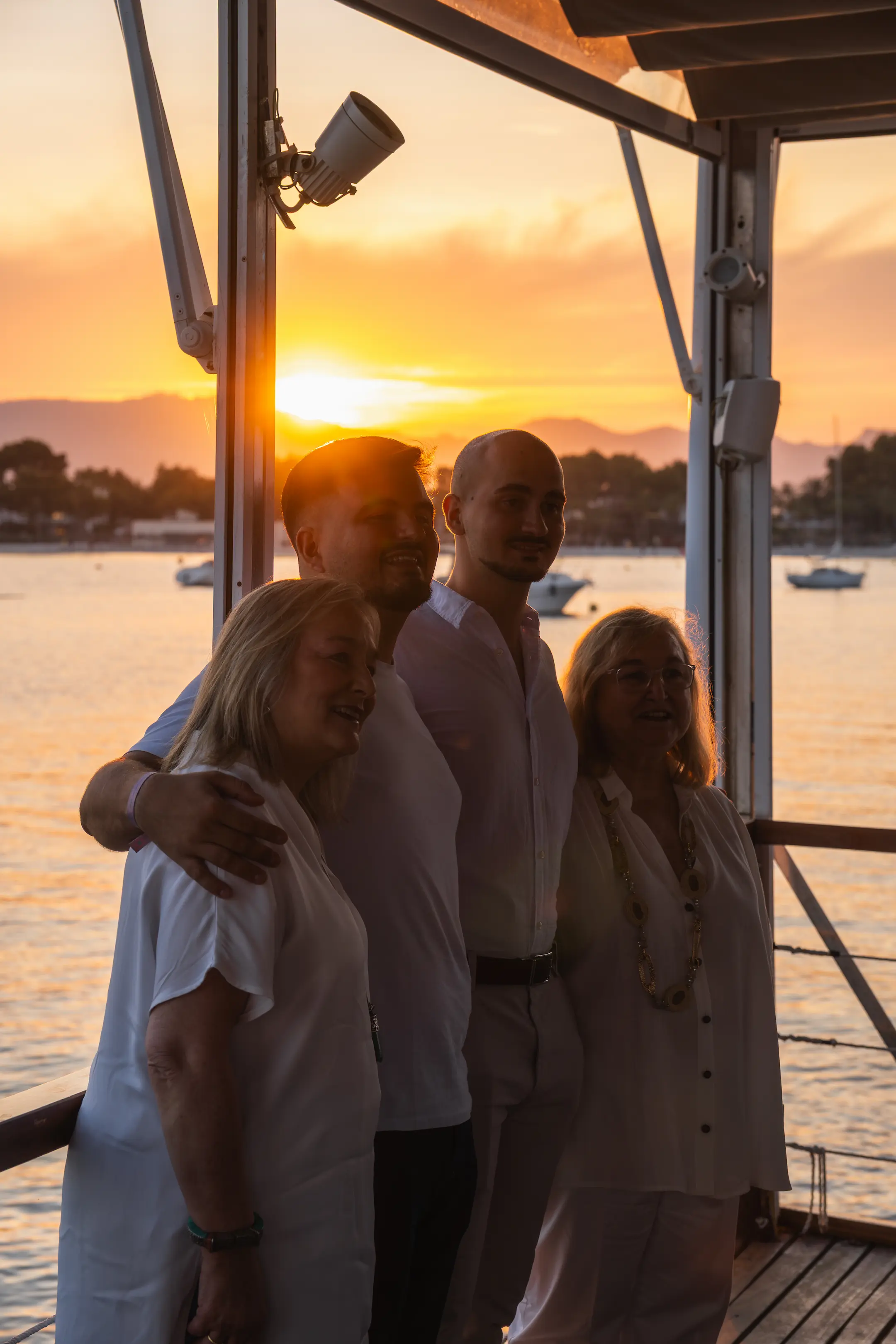 Family celebration at Aqua Restaurant