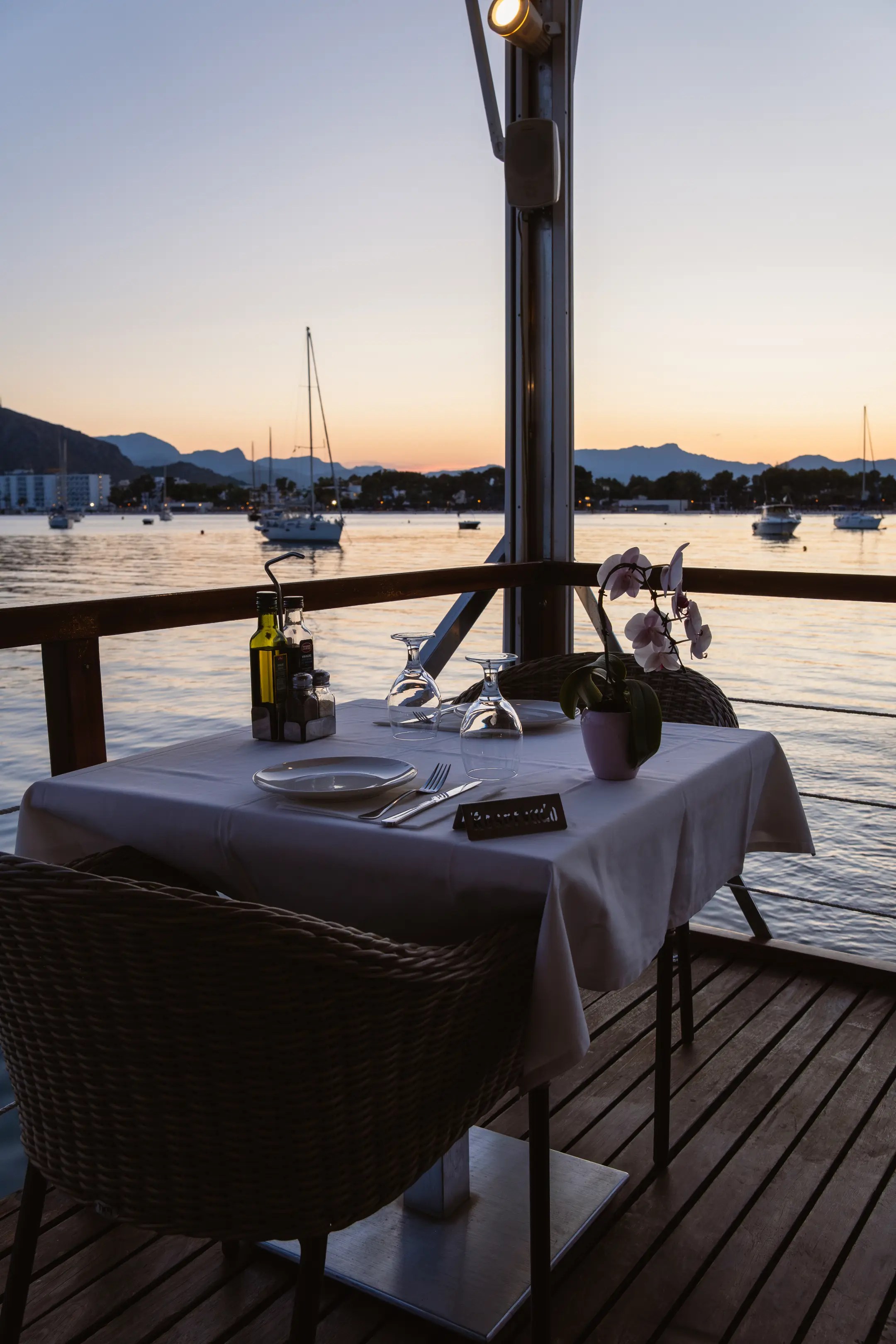 Culinary presentation at Aqua Restaurant Alcudia